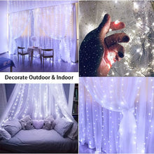 Christmas Lights LED Fairy String Curtain Lights 8 Mode Remote USB Festoon Christmas Decor For Home Holiday New Year Lamp