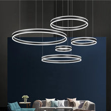 Lights for Living Room Decor Kitchen Ring Light Lustre Modern Home Decoration Luxury Ceiling Chandelier Led Lamp Bedroom Indoor