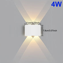 LED Wall Light Waterproof IP65 Outdoor Wall Lamp Garden Porch Light Decor Garden Yard Bathroom Bedroom Living Room AC85-265V